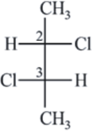 The absolute configuration of the following compound is (a) 2S, 3R (b ...